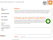Tablet Screenshot of hervormdsgravenzande.nl